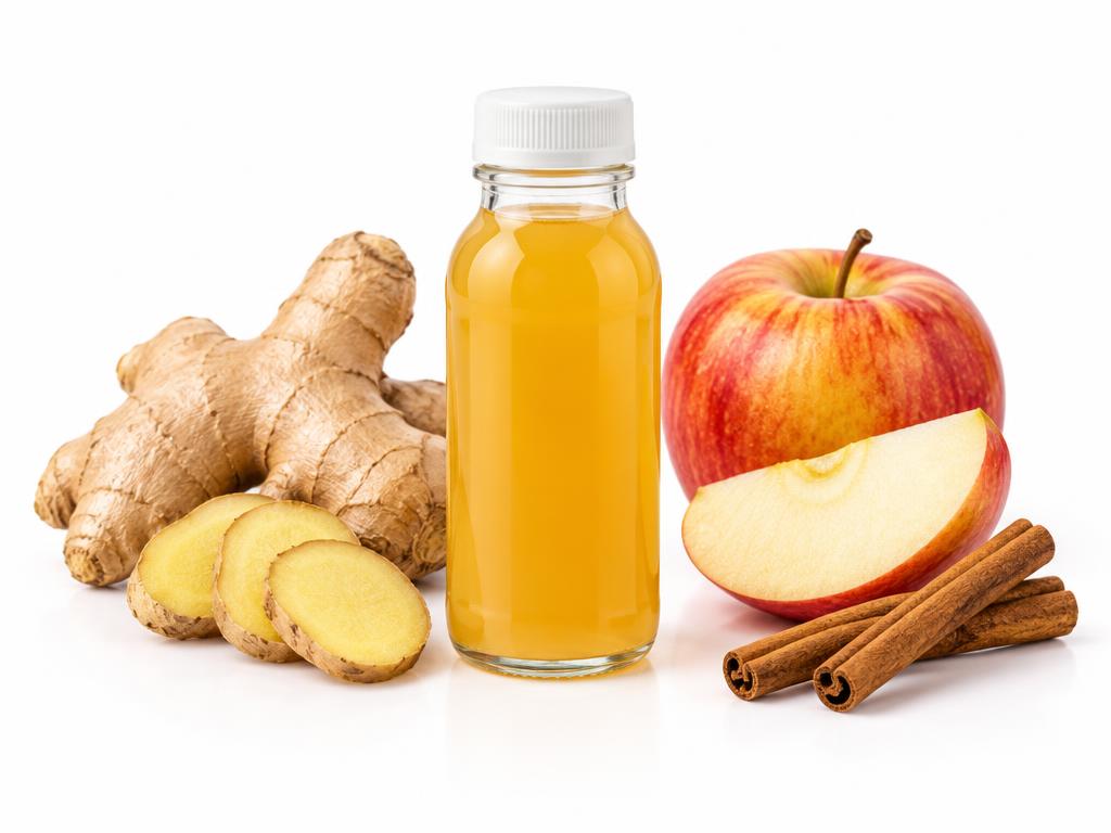 Apple and Cinnamon Ginger Shot